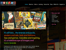 Tablet Screenshot of museumofbrands.com